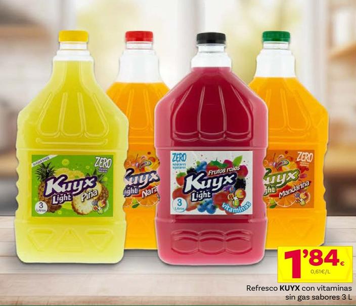 Oferta de Kuyx - refresco con vitaminas sin gas sabores por 1,84€ en Supermercados Dani