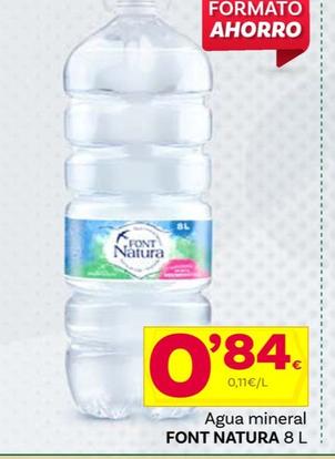 Oferta de Agua mineral por 0,84€ en Supermercados Dani