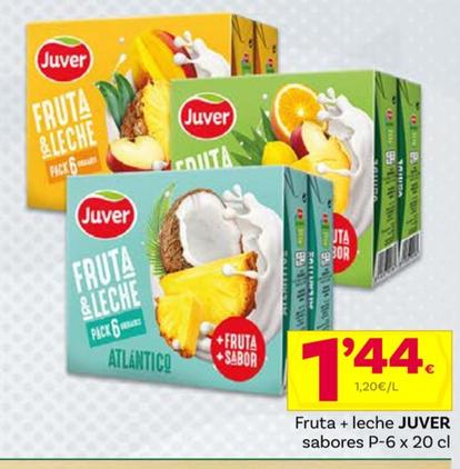 Oferta de Fruta + leche sabores por 1,44€ en Supermercados Dani