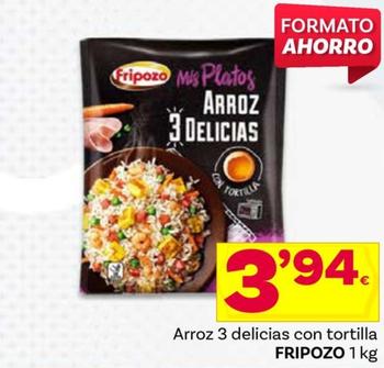 Oferta de Arroz 3 delicias con tortilla por 3,94€ en Supermercados Dani