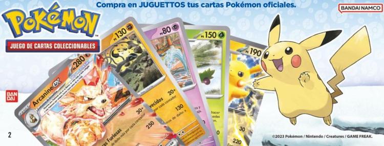 Oferta de Pokémon Juego De Cartas Coleccionables en Juguettos
