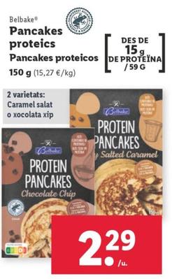 Oferta de Pamcakes proteics por 2,29€ en Lidl