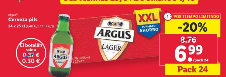 Oferta de Cerveza pils por 6,99€ en Lidl
