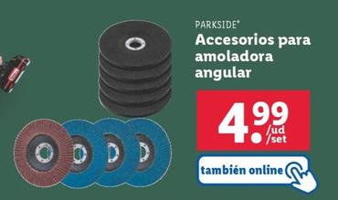 Oferta de Accesorios para amoladora angular por 4,99€ en Lidl