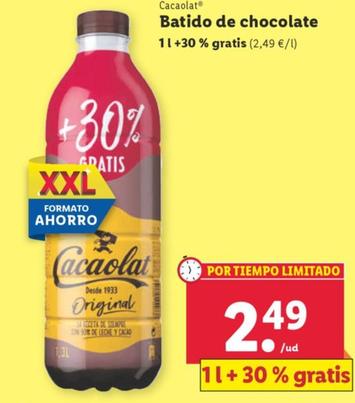 Oferta de Batido de chocolate por 2,49€ en Lidl