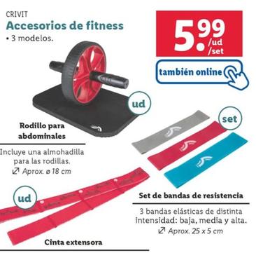 Oferta de Accesorios De Fitness por 5,99€ en Lidl