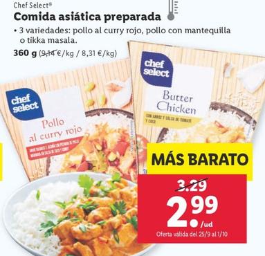 Oferta de Comida asiatica preparada por 2,99€ en Lidl