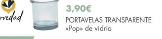 Oferta de Portavelas Transparente por 3,9€ en E.Leclerc