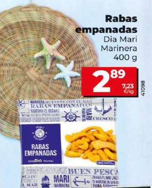 Oferta de Dia Mari Marinera - Rabas empanadas por 2,89€ en Dia