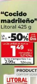Oferta de Cocido madrileno por 1,49€ en Dia