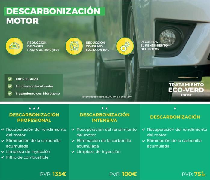 Oferta de Descarbonización Motor en Feu Vert