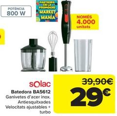 Oferta de Batedora BA5612 por 29€ en Carrefour