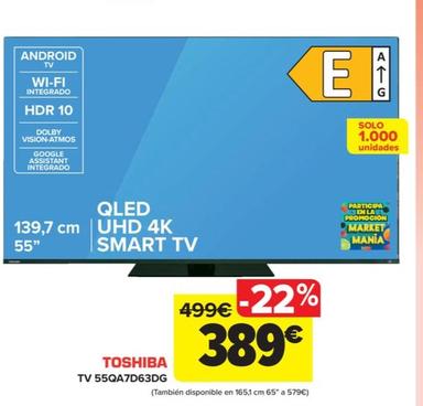 Oferta de TV 55QA7D63DG por 389€ en Carrefour
