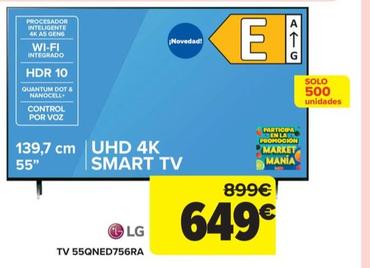 Oferta de TV 55QNED756RA por 649€ en Carrefour