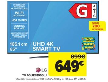 Oferta de TV 65UR81006LJ por 649€ en Carrefour