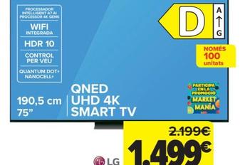 Oferta de TV 75QNED816RE por 1499€ en Carrefour