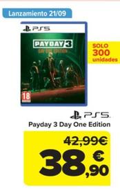 Oferta de Payday 3 day one edition por 38,9€ en Carrefour