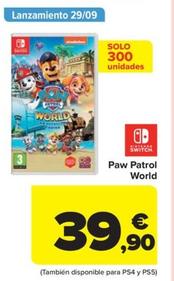 Oferta de Paw patrol world por 39,9€ en Carrefour