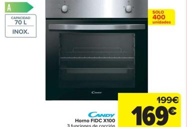 Oferta de Horno fidc X100 por 169€ en Carrefour