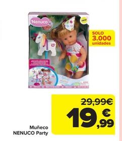 Oferta de Muneco Party por 19,99€ en Carrefour