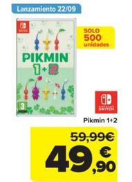 Oferta de Pikmin 1+2 por 49,9€ en Carrefour