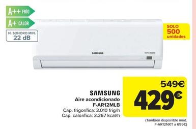 Oferta de Aire acondicionado F-AR12MLB por 429€ en Carrefour