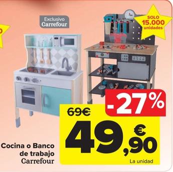 Oferta de Cocina O Banco De Trabajo por 49,9€ en Carrefour