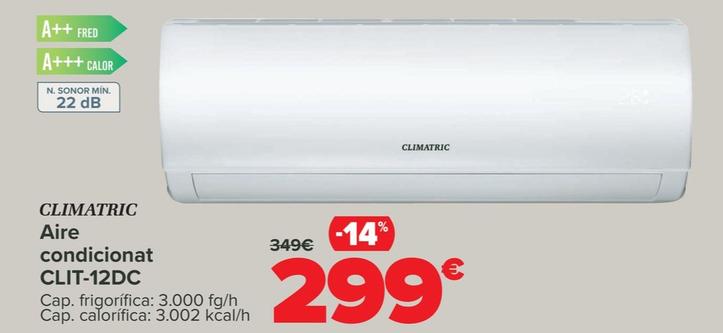 Oferta de Aire condicionat CLIT-12DC por 299€ en Carrefour