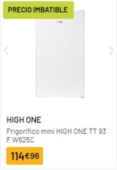 Oferta de Frigorifico Mini Tt 93 F W625c por 114,96€ en Electro Depot