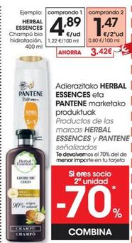 Oferta de Champú Bio Hidratacion  por 4,89€ en Eroski