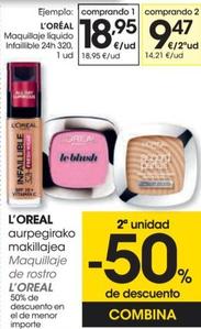 Oferta de Maquillaje Liquido Infalibile por 18,95€ en Eroski