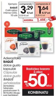 Oferta de Cafe sabor intenso cdg por 3,29€ en Eroski