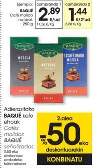 Oferta de Cafe malido natural por 2,89€ en Eroski