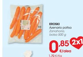 Oferta de Zanahoria bolsa por 0,85€ en Eroski