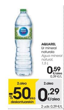 Oferta de Agua mineral natural con gas por 1,42€ en Eroski