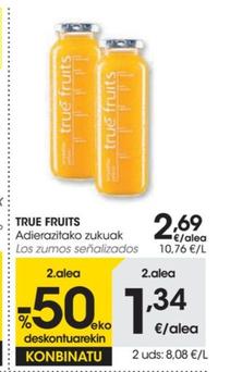 Oferta de True fruits - los zumos por 1,34€ en Eroski