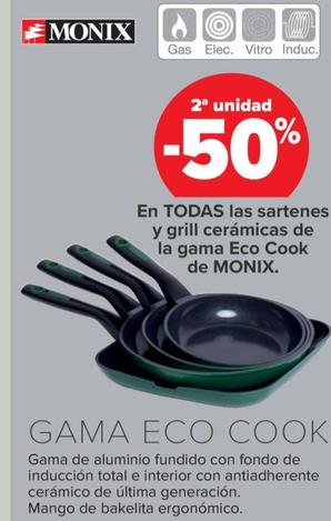 Oferta de En Todas Las Sartenes y Grill Ceramicas De La Gama Eco CooK en Carrefour