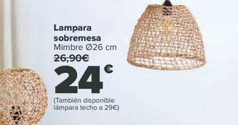 Oferta de Lampada sobremesa por 24€ en Carrefour