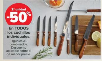 Oferta de En todos los cuchillos individuales en Carrefour