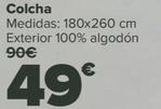 Oferta de Colcha por 49€ en Carrefour