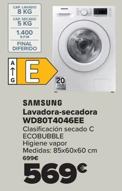 Oferta de Lavadora-secadora WD80T4046EE por 569€ en Carrefour