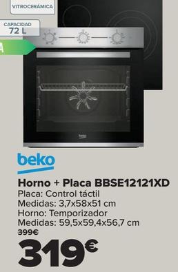 Oferta de Horno + placa BBSE12121XD por 319€ en Carrefour