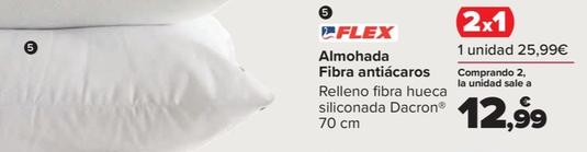 Oferta de Almohada Fibra Antiacaros por 25,99€ en Carrefour