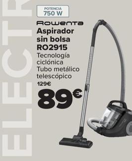 Oferta de Aspirador Sin Bolsa RO2915 por 89€ en Carrefour