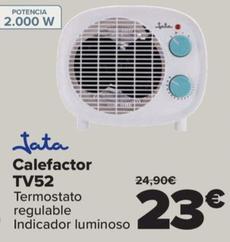 Oferta de Calefactor TV52 por 23€ en Carrefour