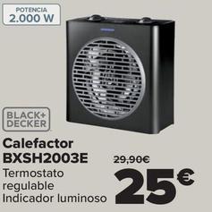 Oferta de Calefactor BXSH2003E por 25€ en Carrefour