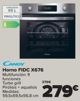 Oferta de Horno FIDC X676 por 279€ en Carrefour