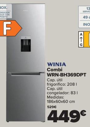 Oferta de Winia - Combi WRN-BH369DPT por 449€ en Carrefour
