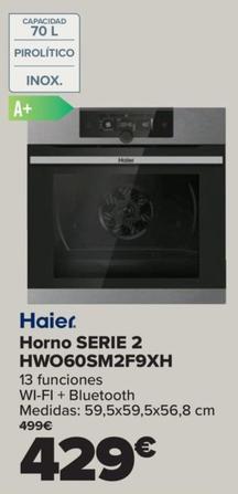 Oferta de Horno Serie 2 HWO60SM2F9XH por 429€ en Carrefour