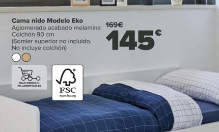 Oferta de Cama nido Modelo Eko por 145€ en Carrefour